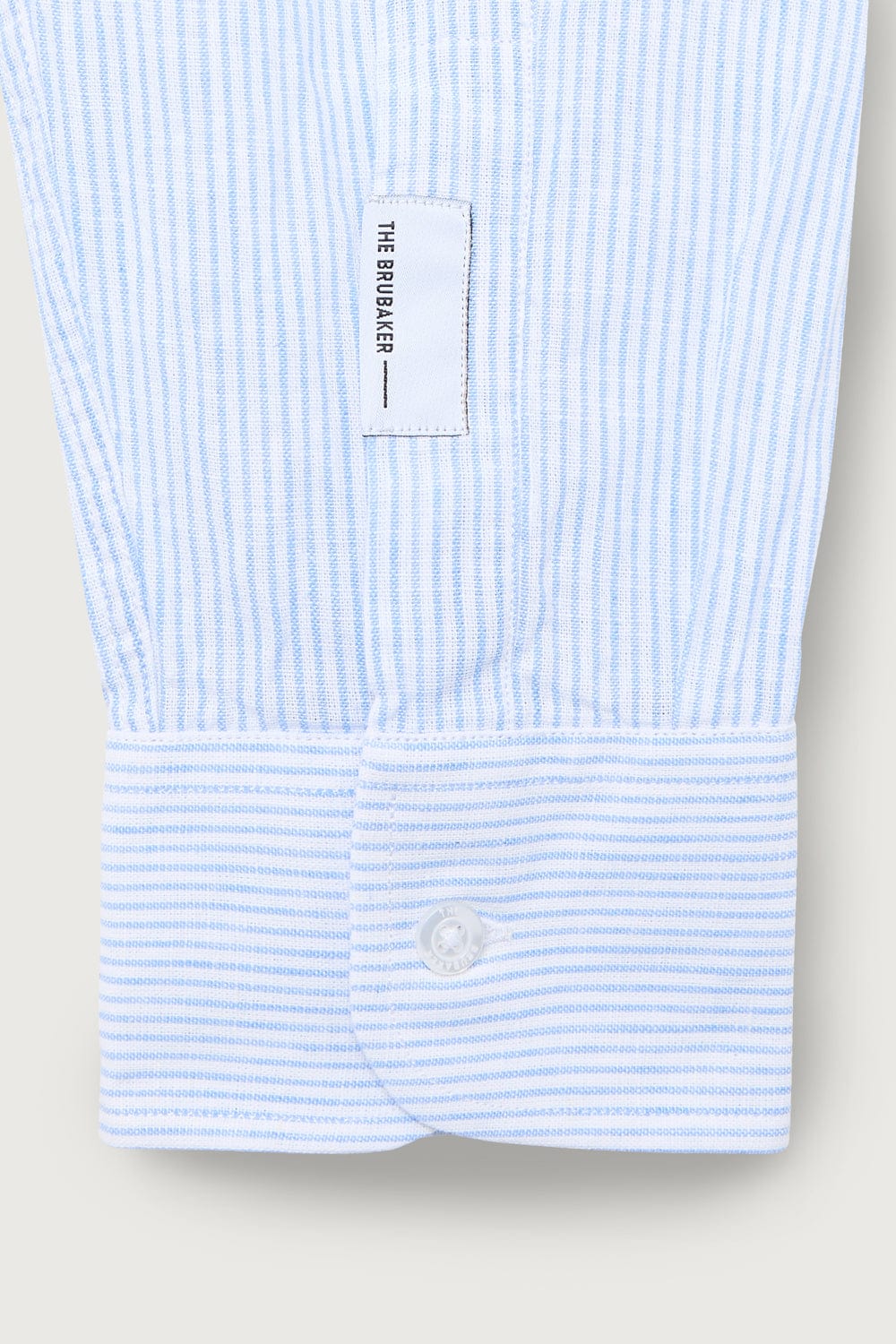 The Cotton Linen Polera Celeste Raya Fina-3