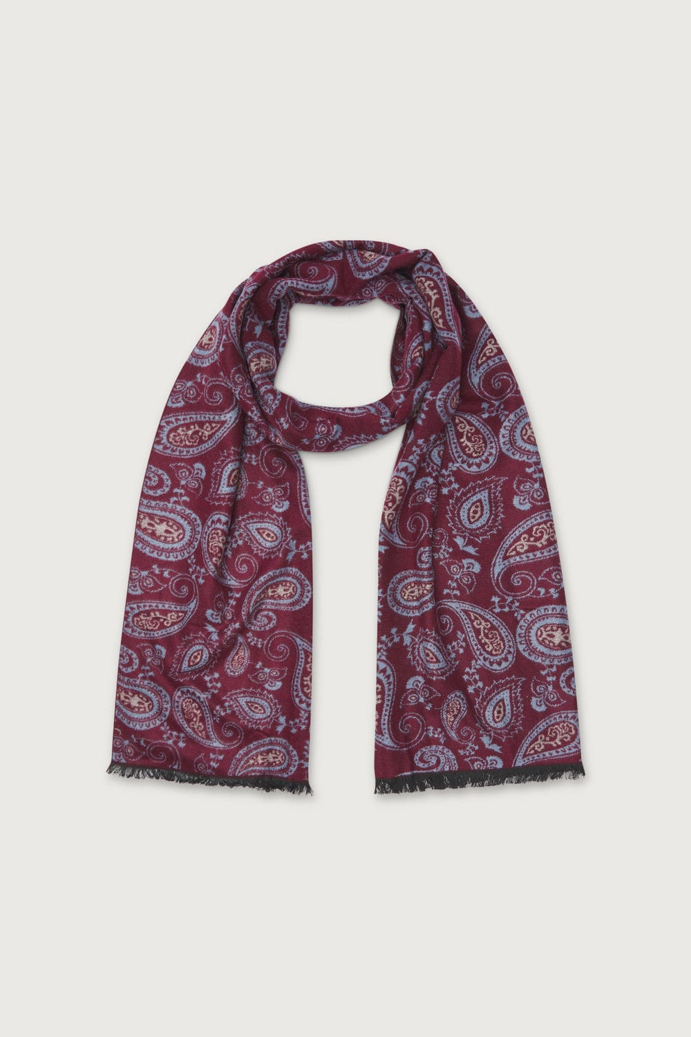 The Scarf Paisley Granate-zoom-1