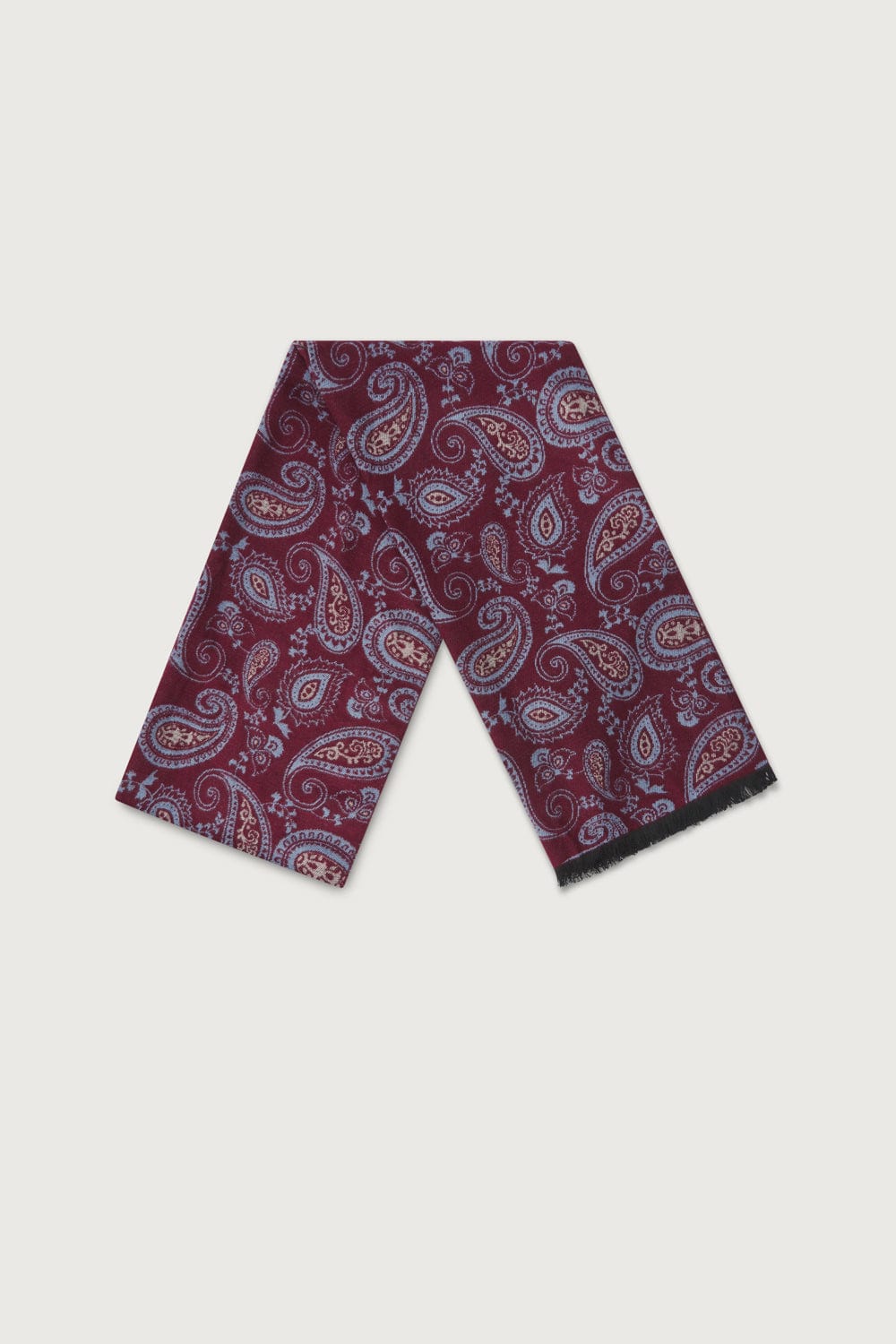 The Scarf Paisley Granate-4