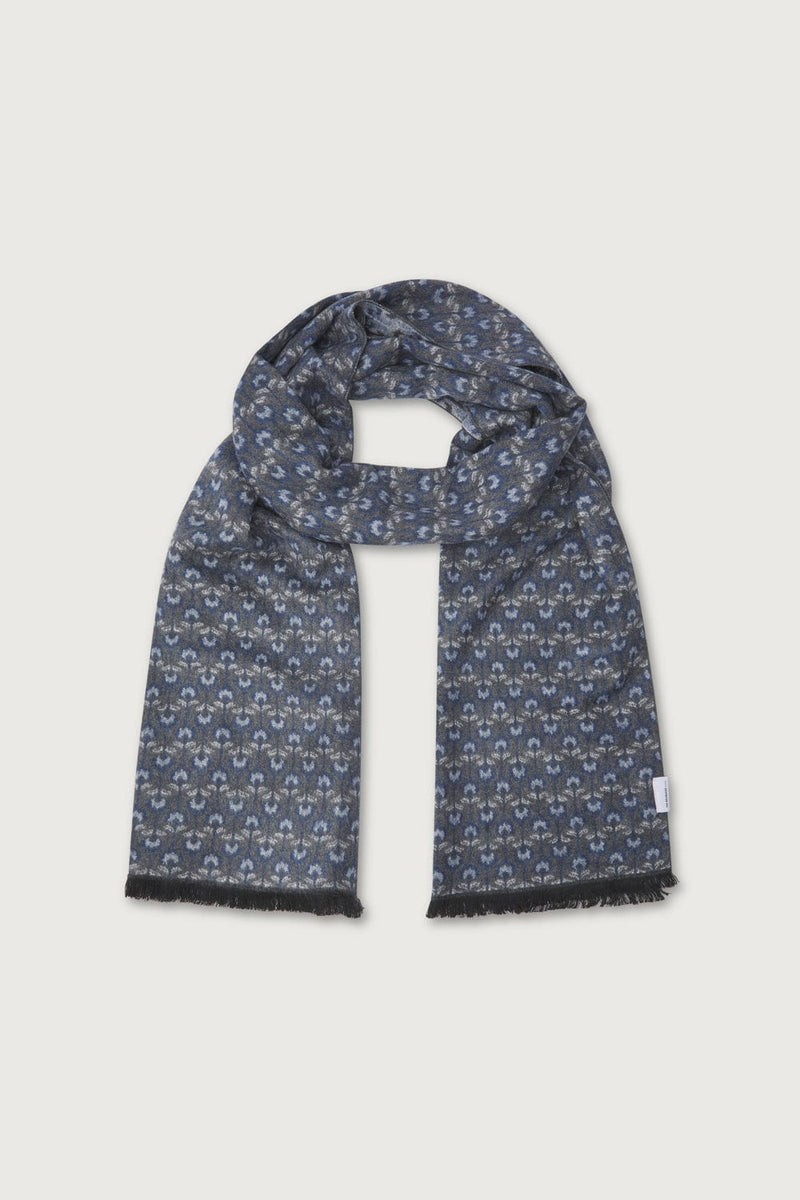 The Scarf Flores Azul y Gris-zoom-