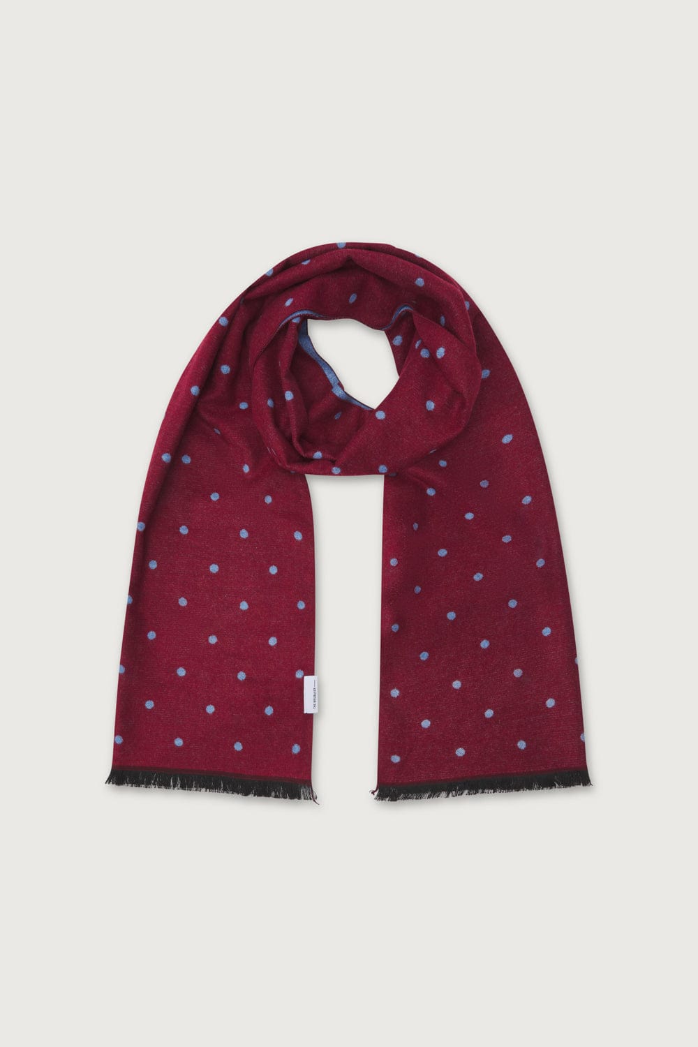 The Scarf Dots Granate-1