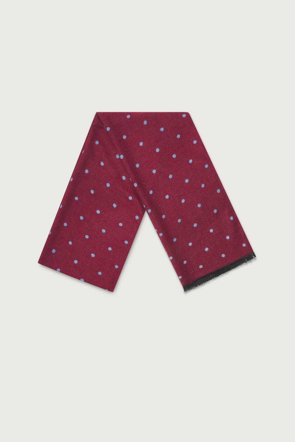 The Scarf Dots Granate-4