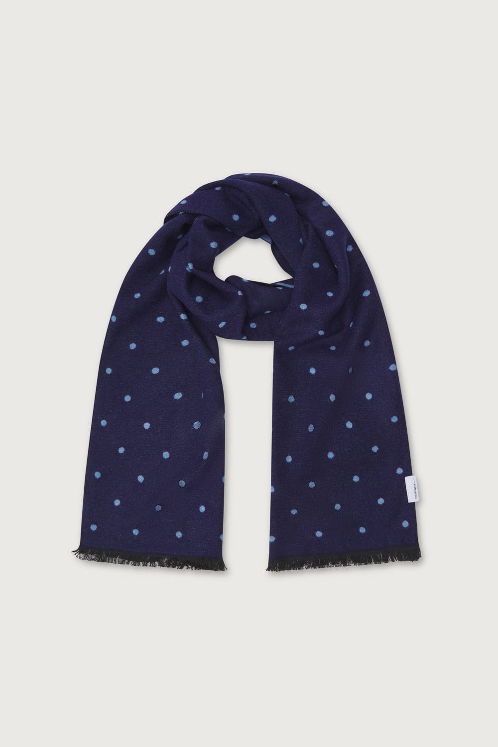 The Scarf Dots Azul-1