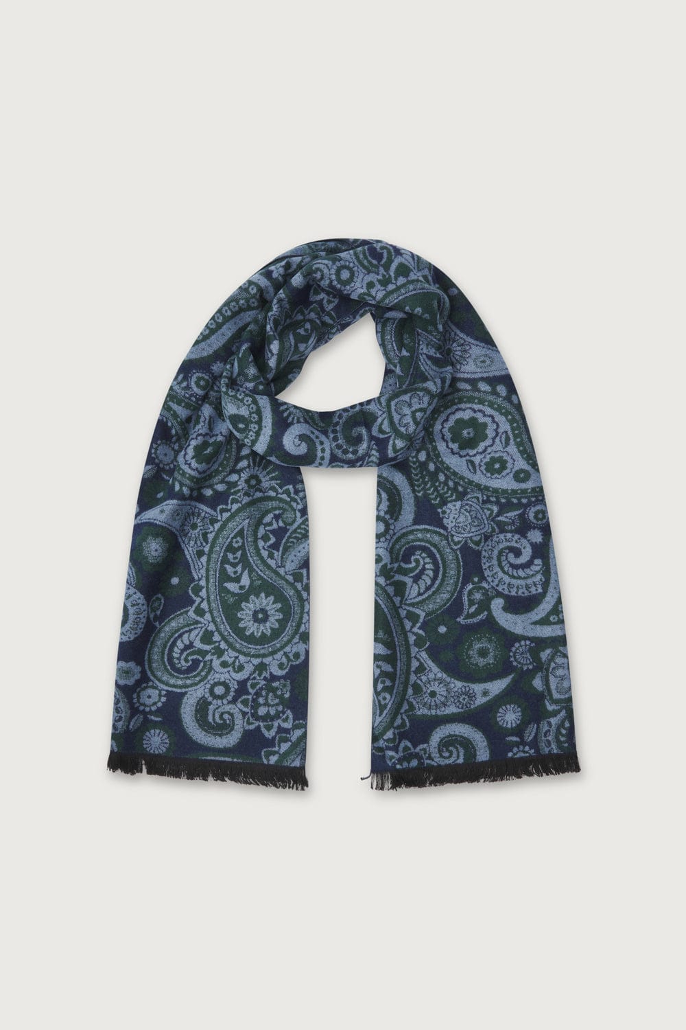 The Scarf Floral Verde y Azul-zoom-1