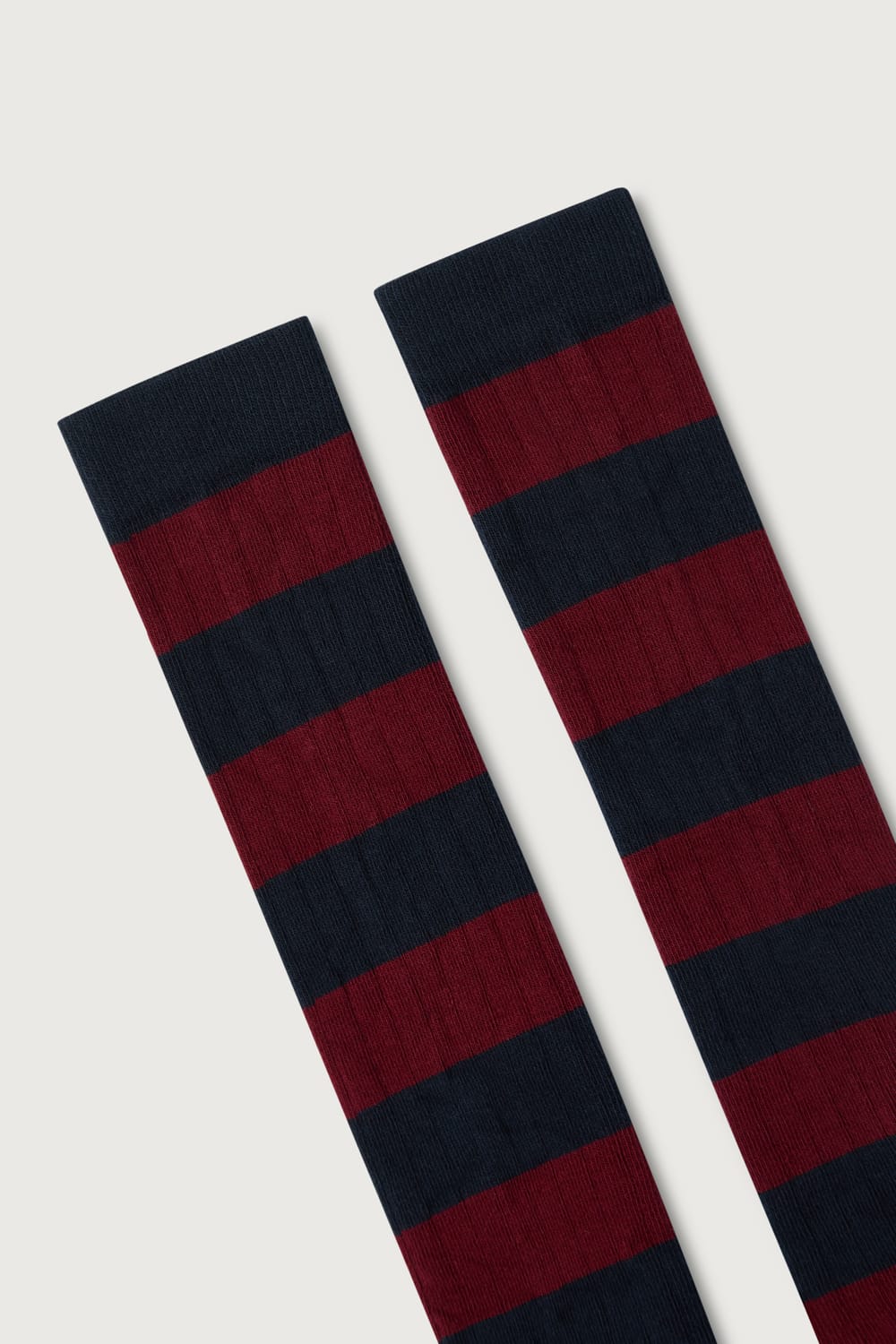 The Sock Rayas Azul y Granate