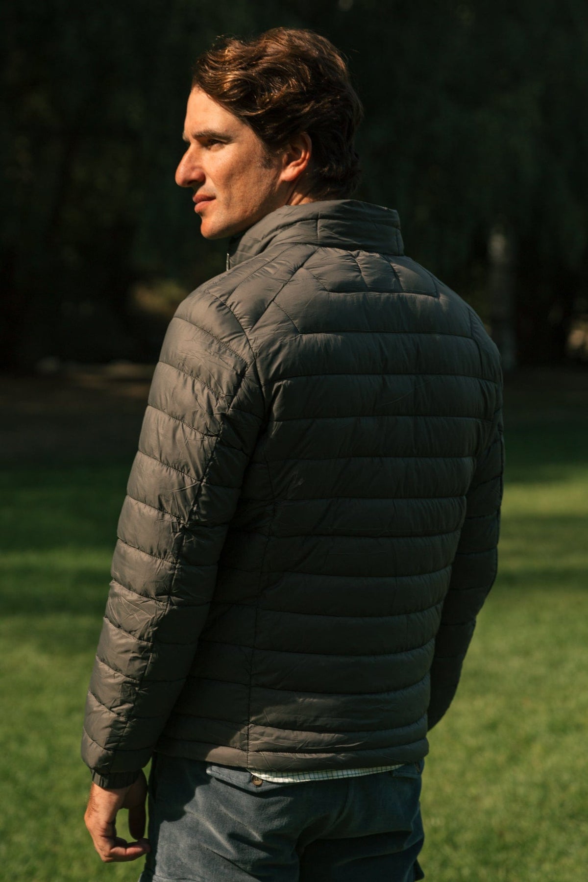 The Chaqueta Acolchada Khaki-zoom-3