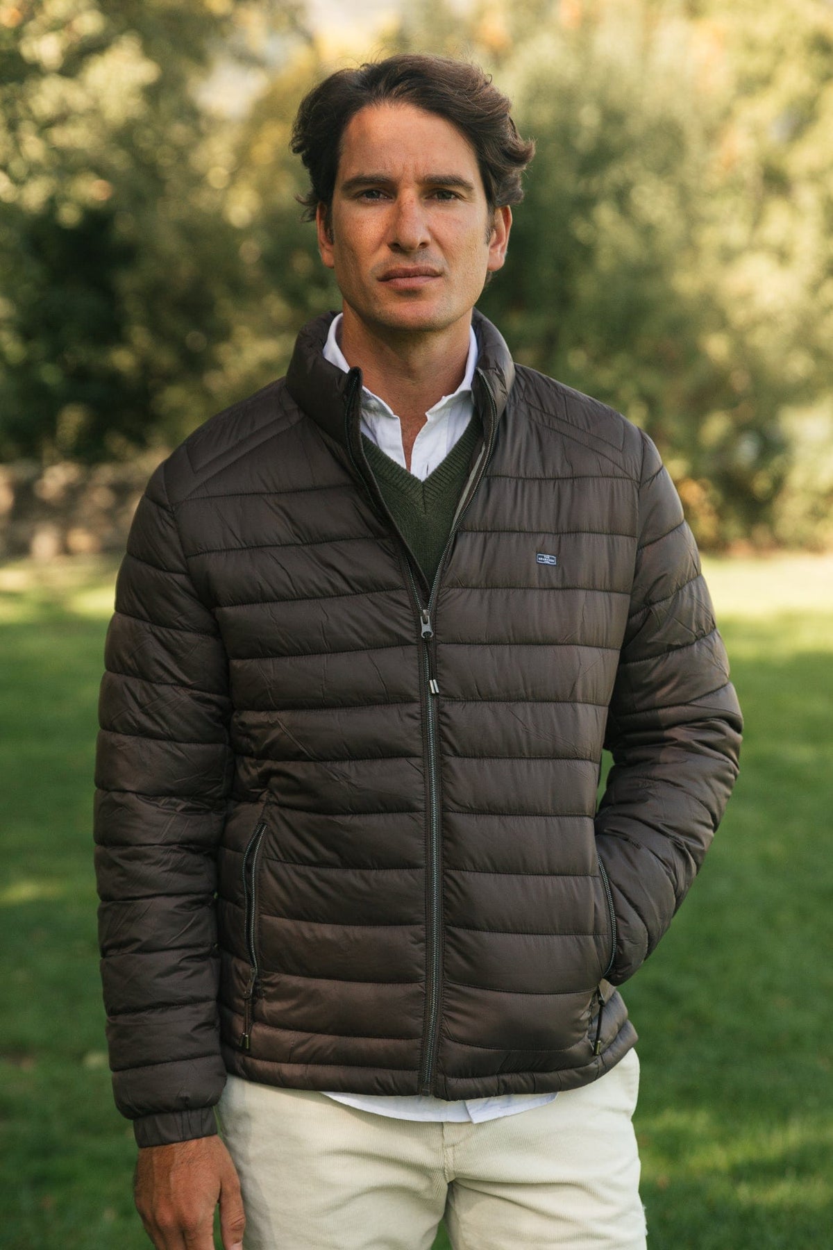 The Chaqueta Acolchada Marron-1
