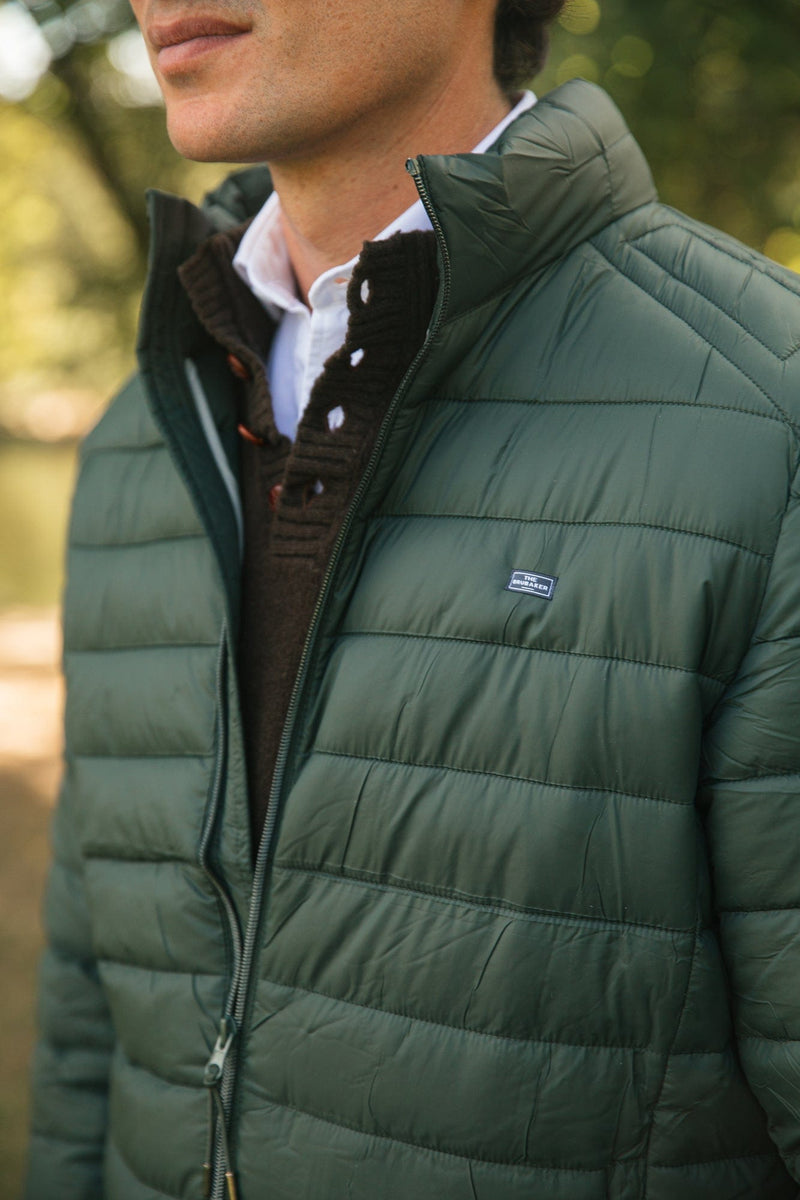 The Chaqueta Acolchada Verde Botella-zoom-