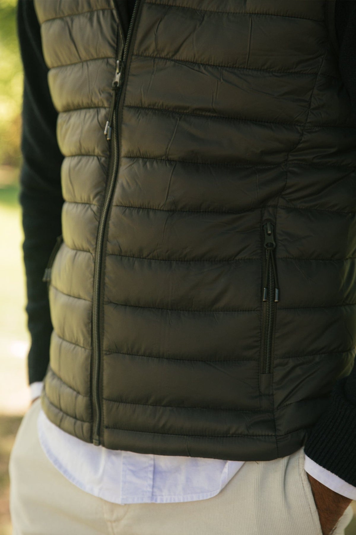 The Chaleco Acolchado Khaki