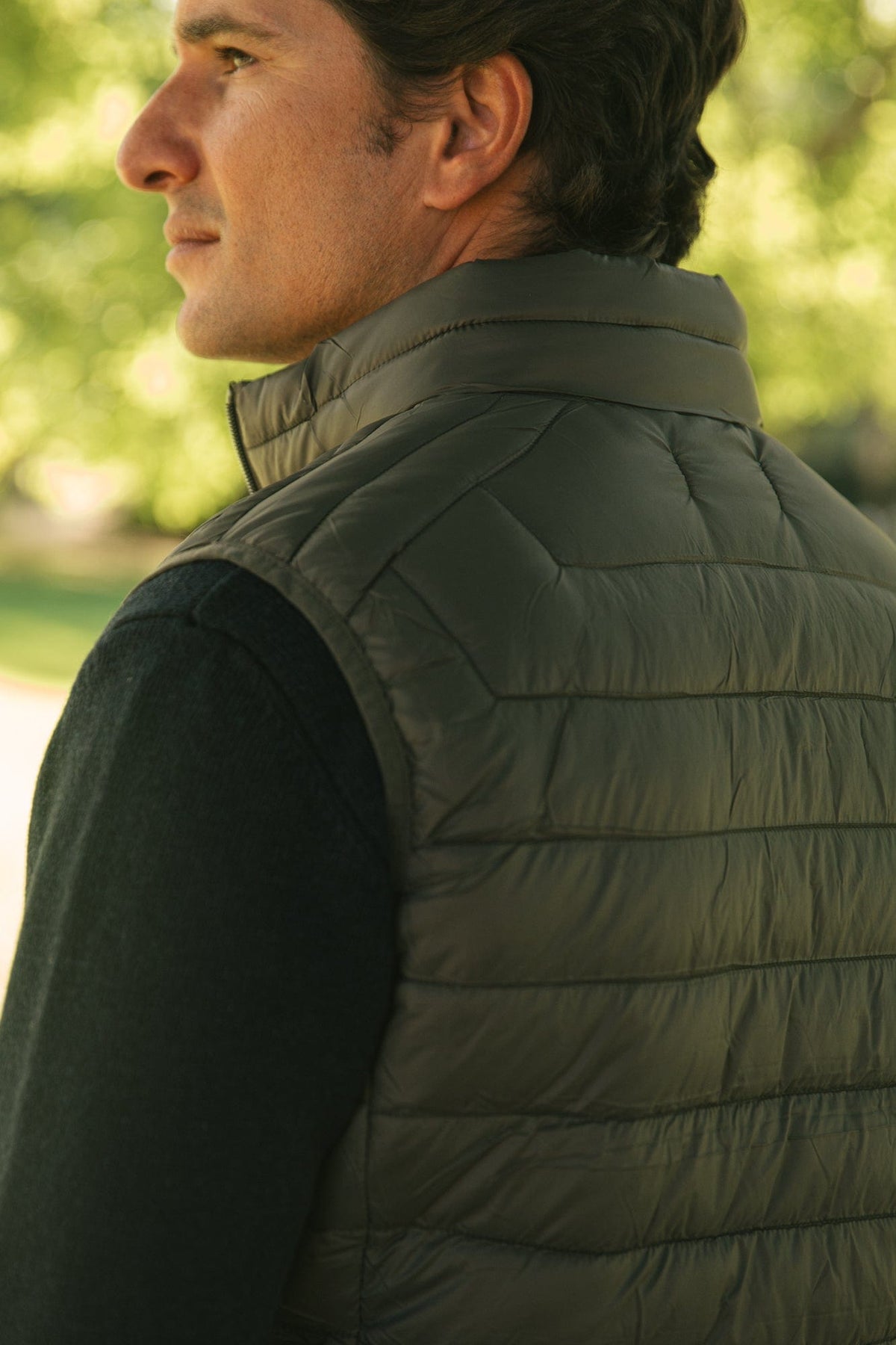 The Chaleco Acolchado Khaki-zoom-3