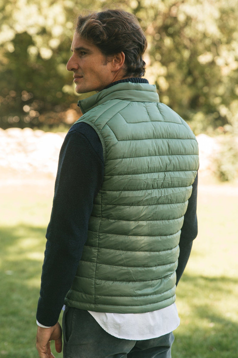 The Chaleco Acolchado Verde-zoom-