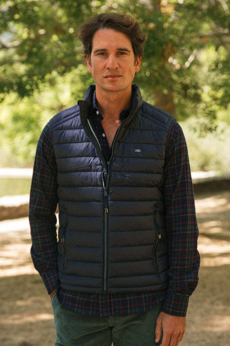 The Chaleco Acolchado Marino-zoom-
