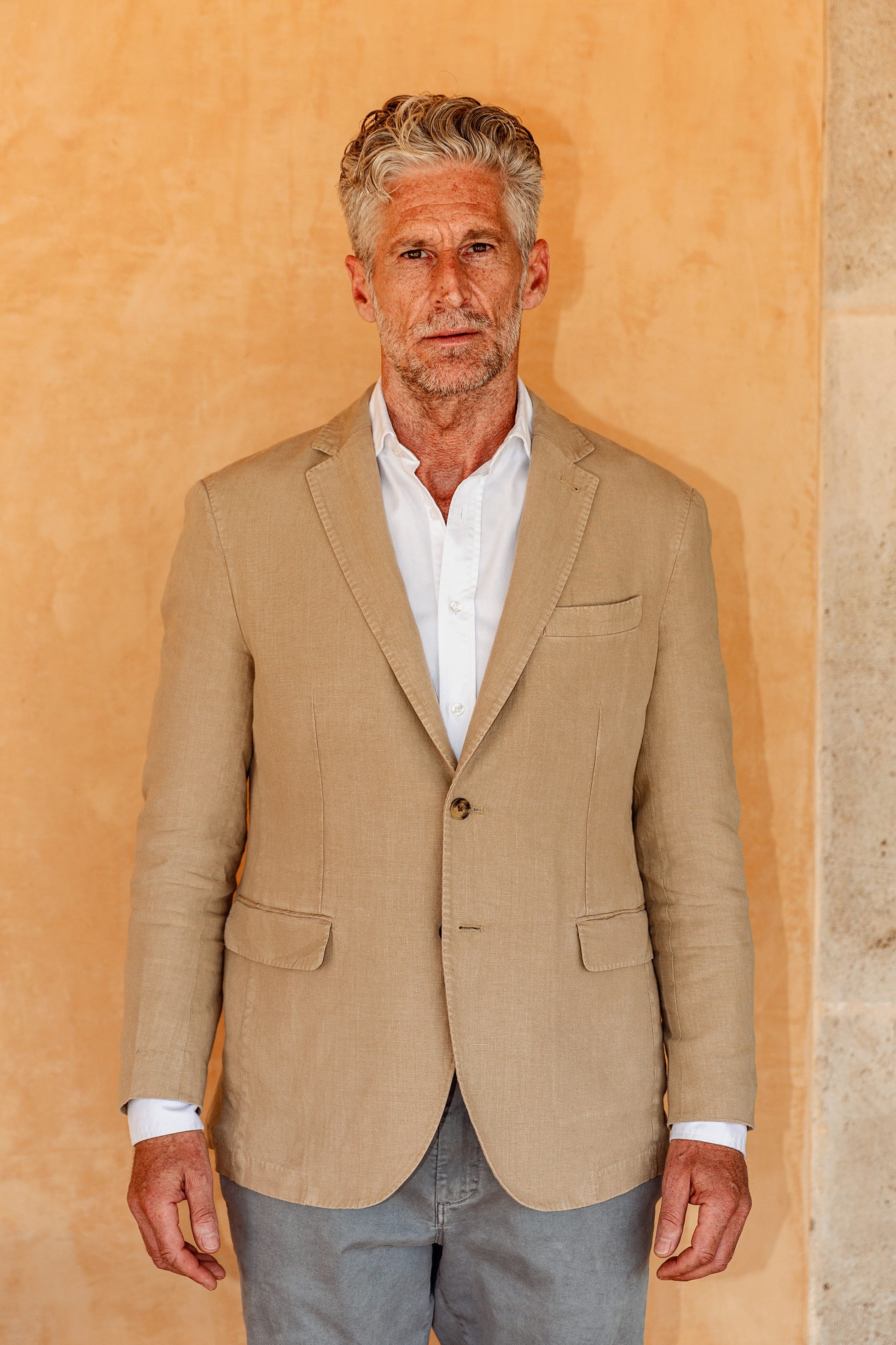 The Blazer Lino Beige Seimeira-1