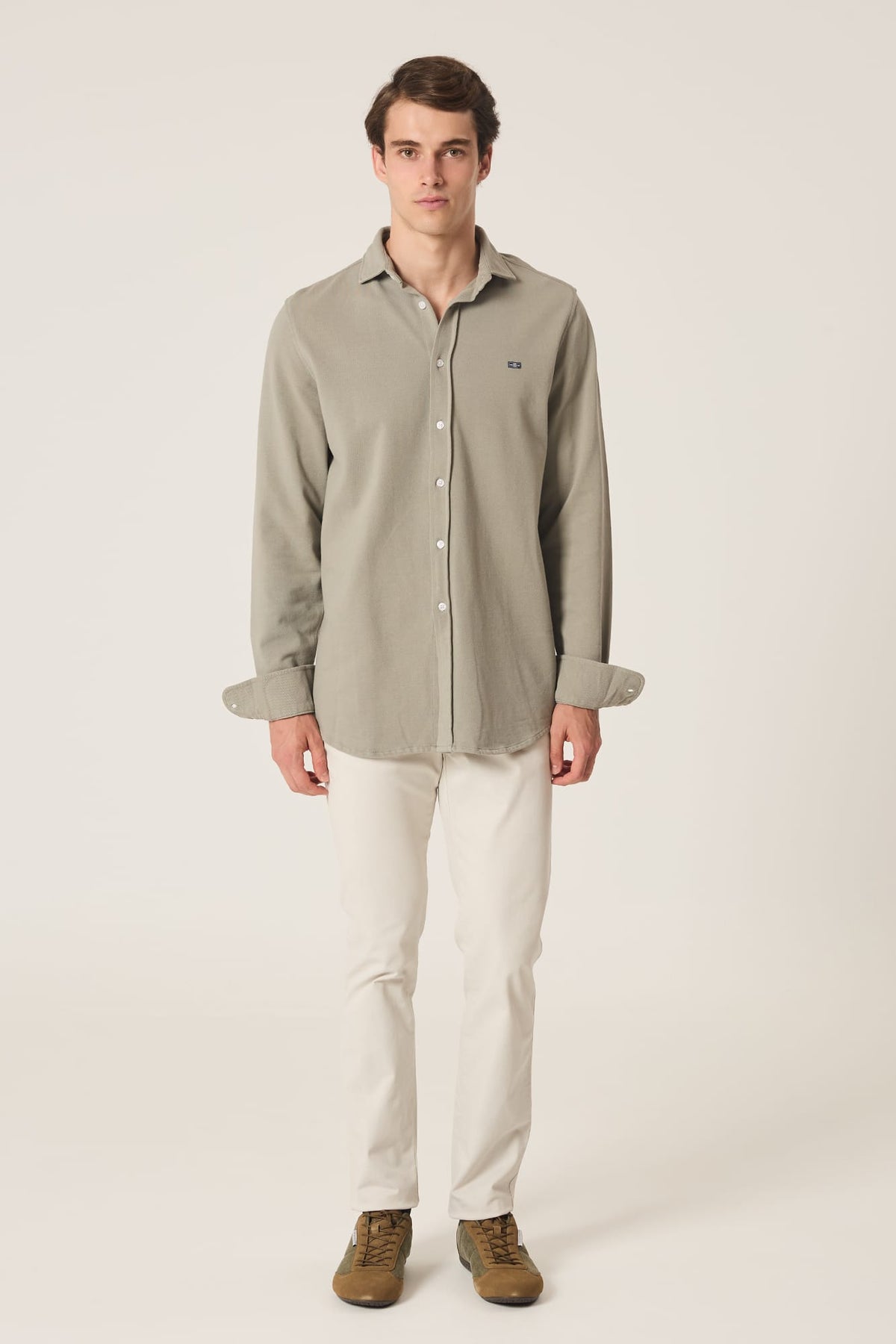 The Cotton Camisa Marrón Castañeda-1