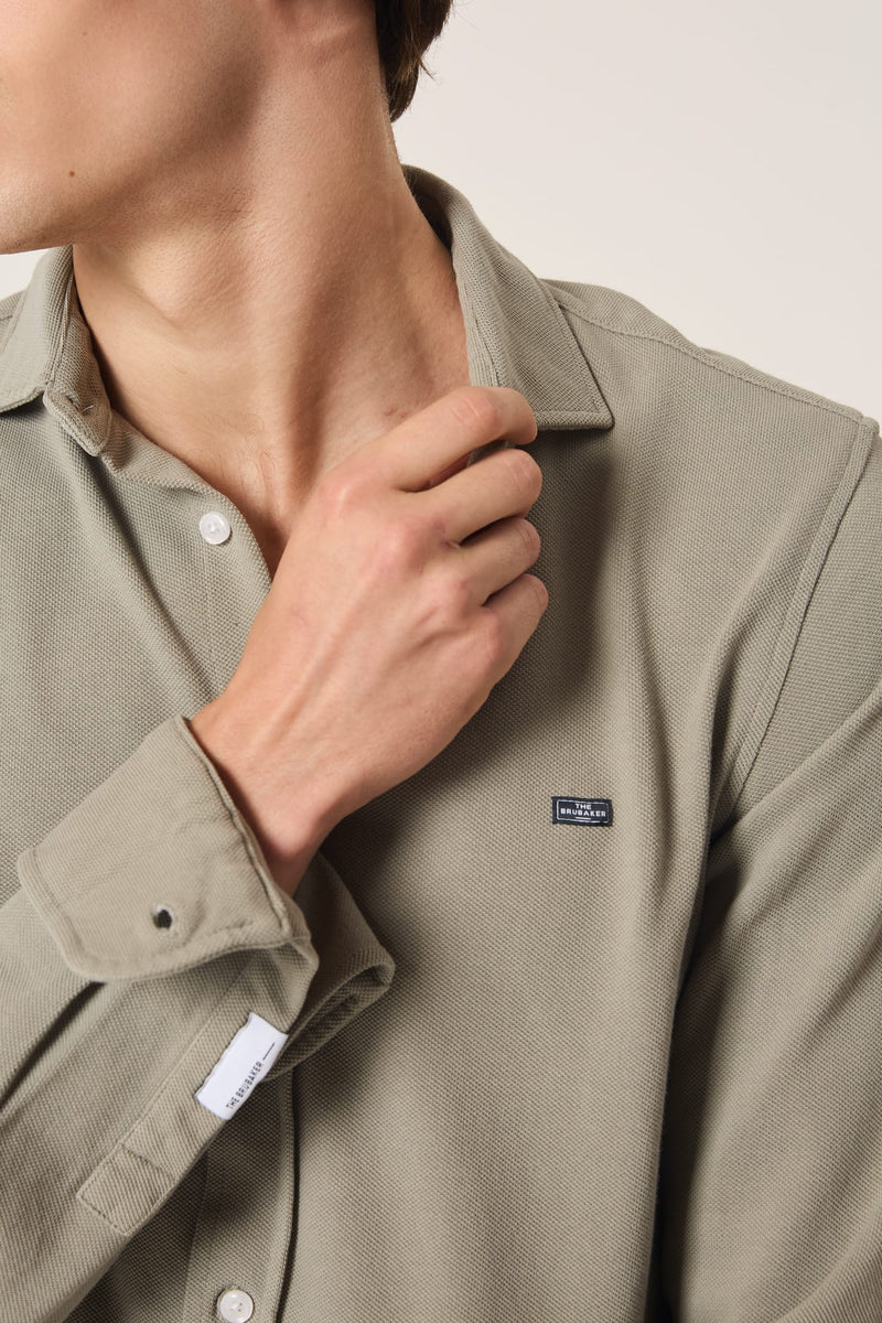 The Cotton Camisa Marrón Castañeda-zoom-