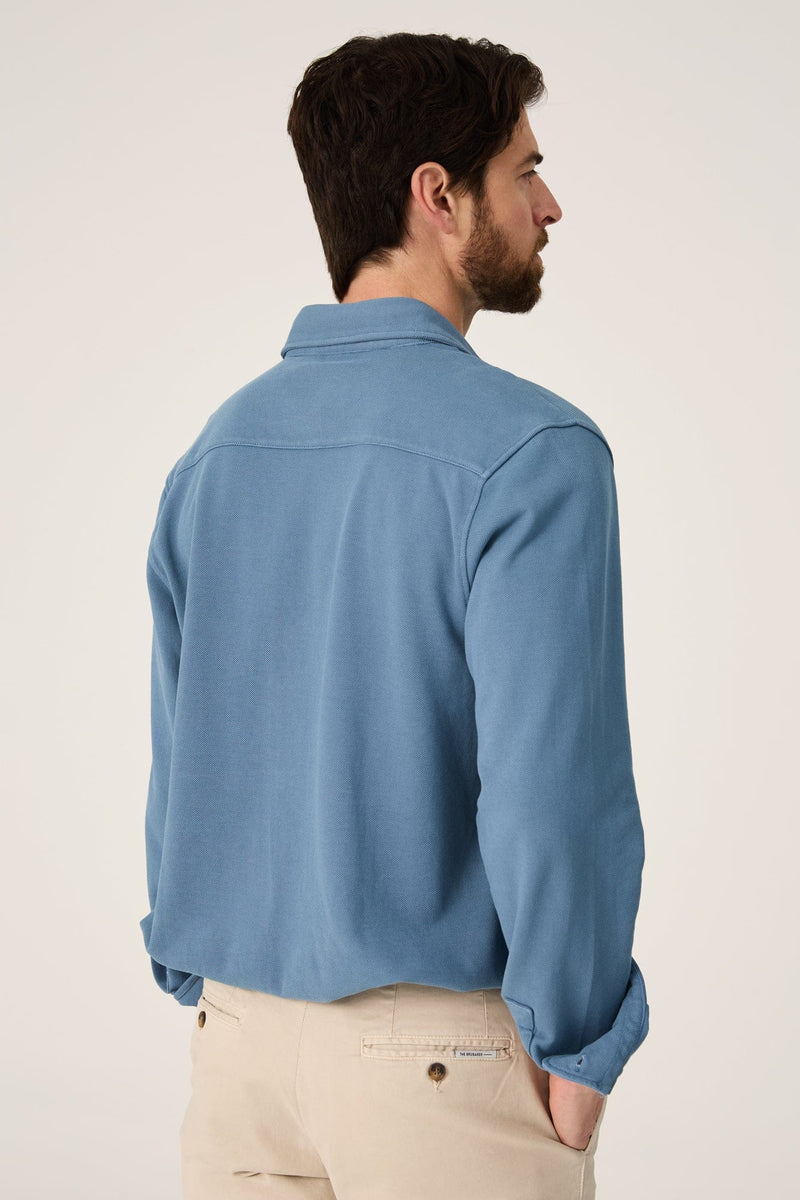 The Cotton Camisa Azul Castro-zoom-