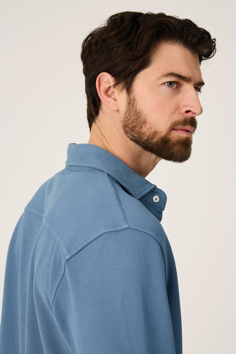 The Cotton Camisa Azul Castro-zoom-