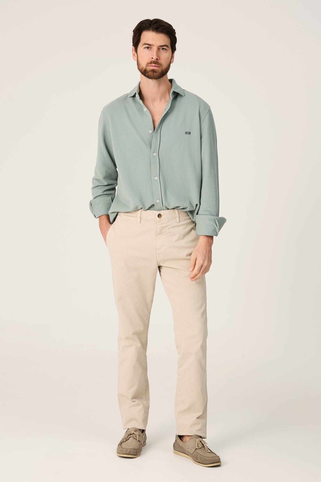 The Cotton Camisa Verde Formentor