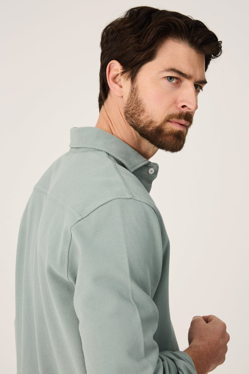 The Cotton Camisa Verde Formentor-zoom-