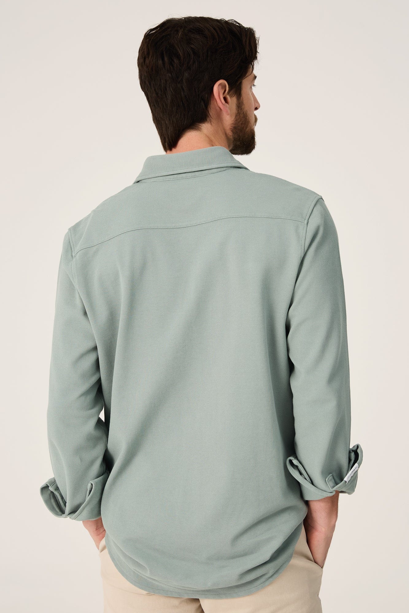 The Cotton Camisa Verde Formentor-4