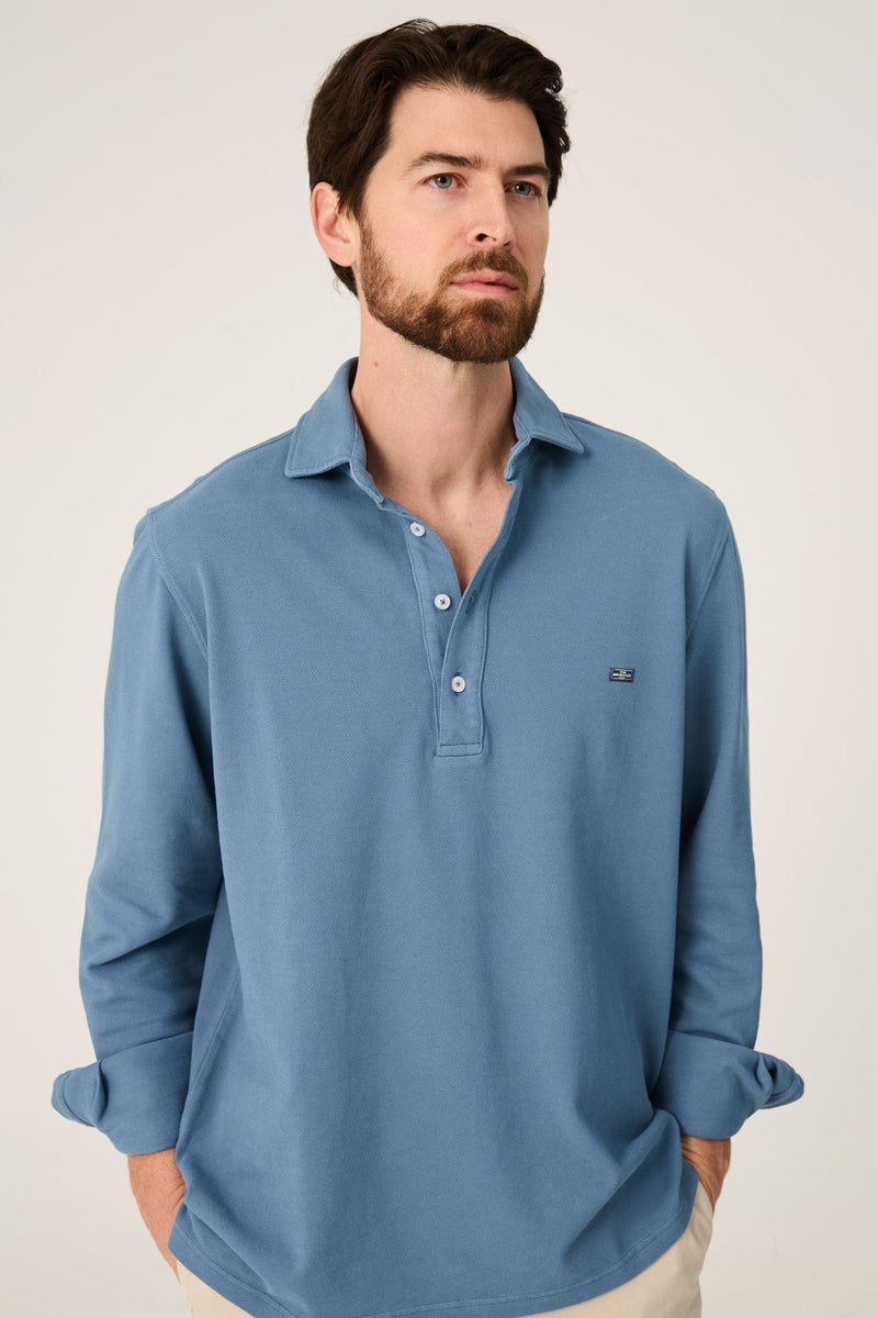 The Cotton Polera Azul Castro-zoom-