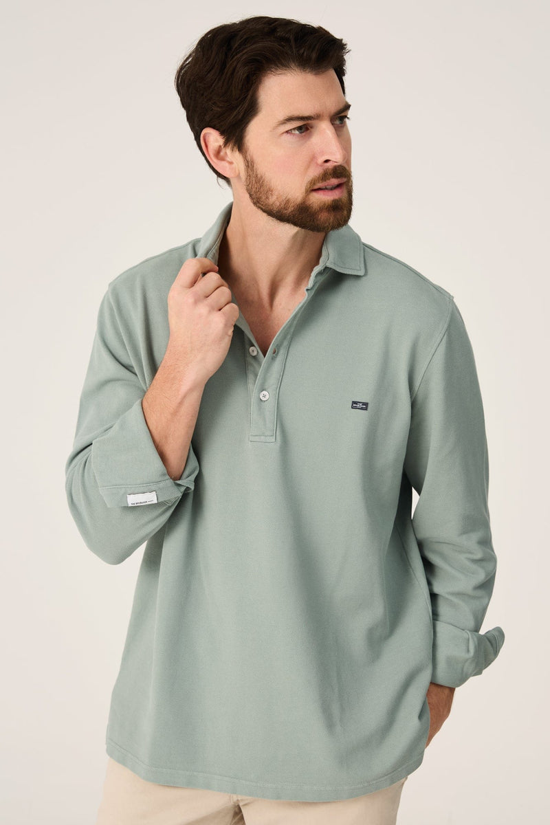 The Cotton Polera Verde Formentor-zoom-