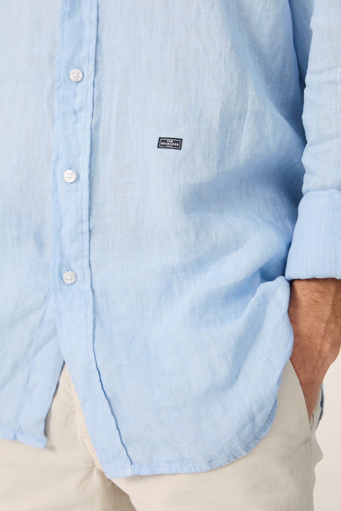 The Lino Camisa Azul Cadaqués-zoom-3