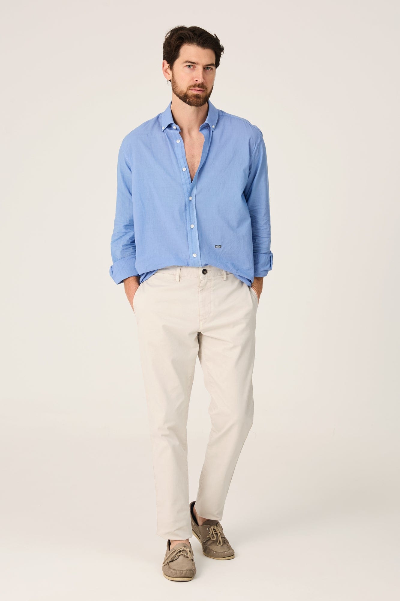 The Popelin Casual Azul Bareyo