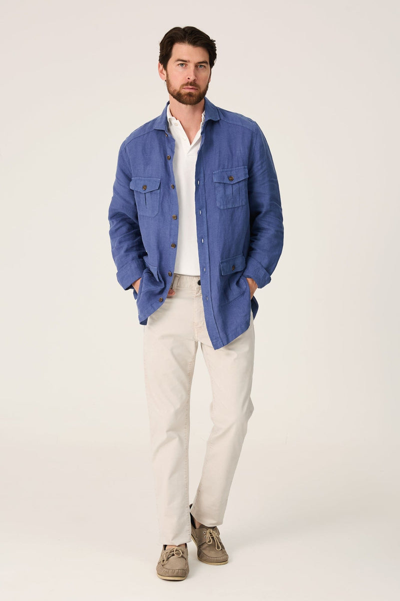 The Sahariana Lino Azul Tabarca-zoom-