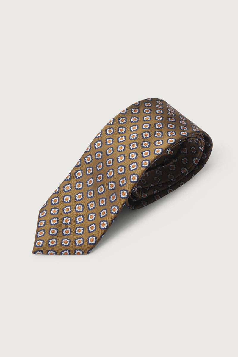 The Silk Tie Ocre Figuras-zoom-