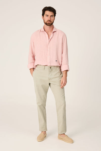 The Lino Camisa Rosa Tossa