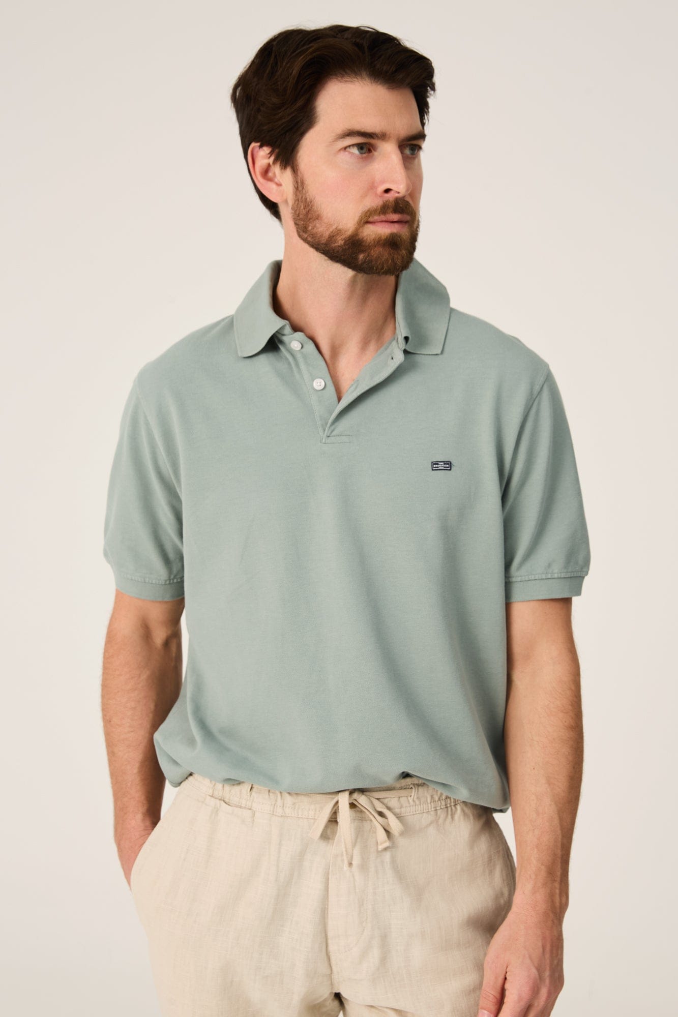 The Cotton Polo Verde Formentor-zoom-3