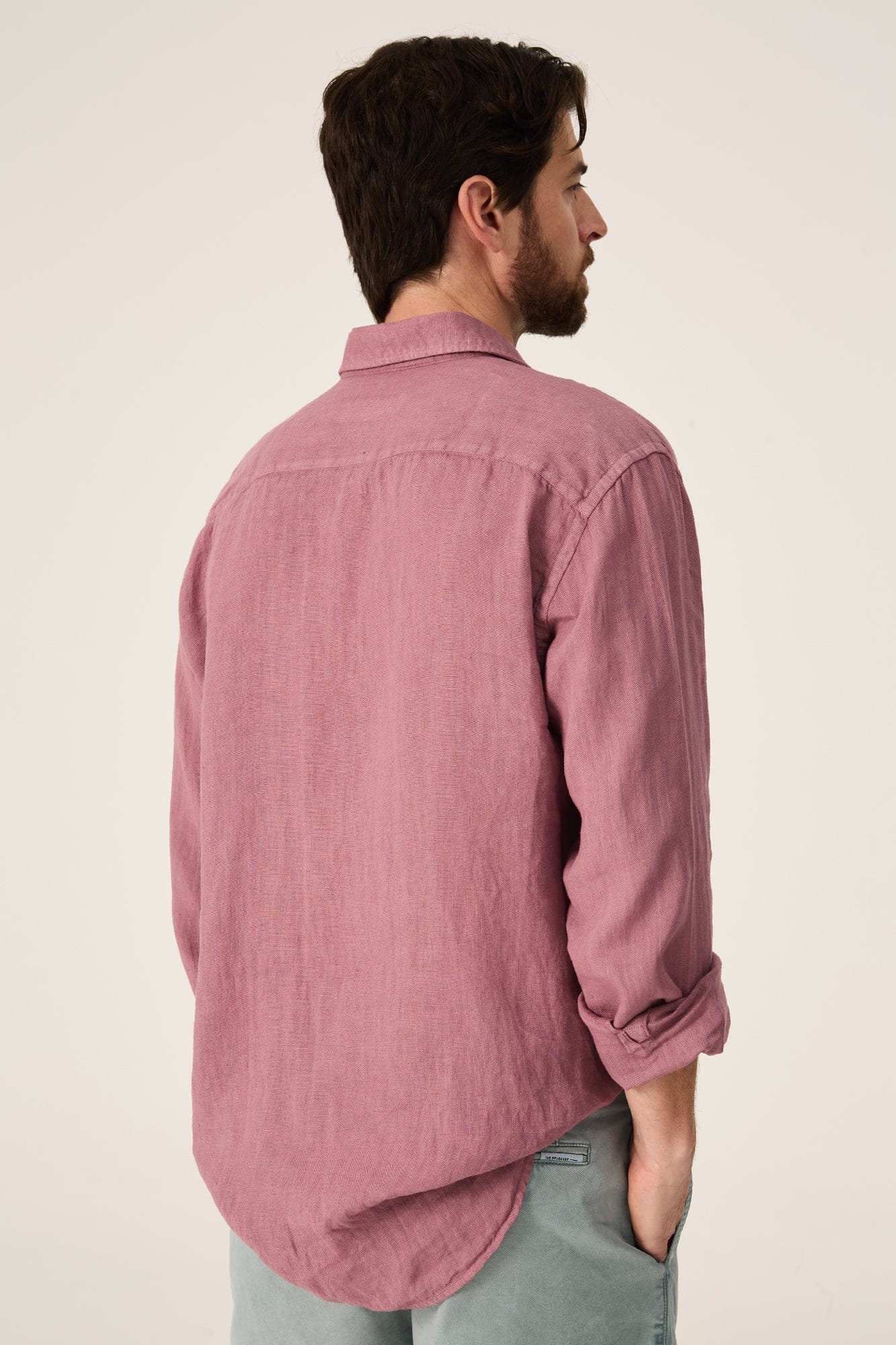 The Lino Camisa Grana Navarrete-zoom-4