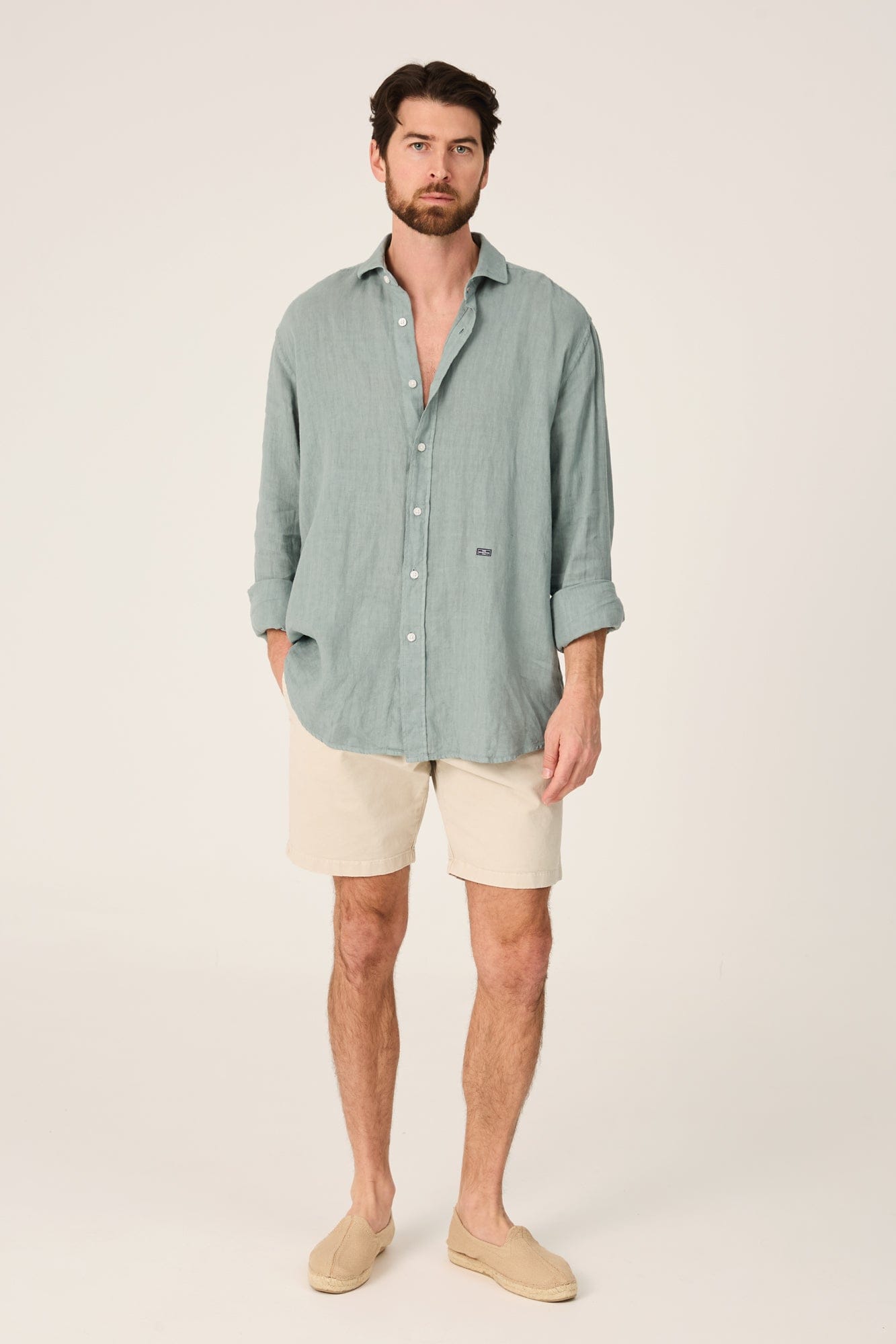 The Lino Camisa Verde Formentor-zoom-1