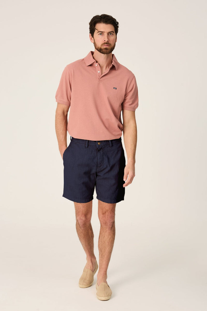 The Bermuda Lino Azul Marino-zoom-