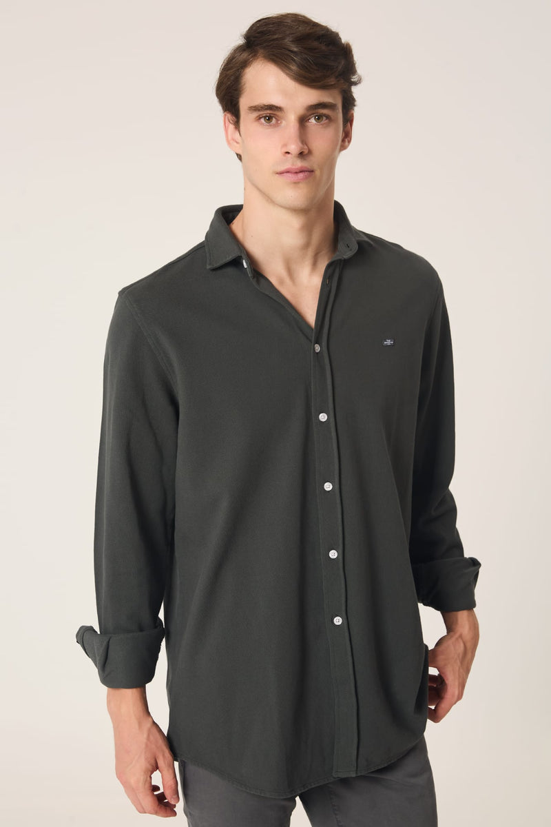 The Cotton Camisa Verde Puig-zoom-