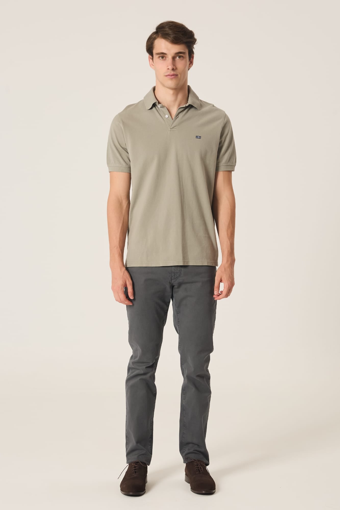 The Cotton Polo Marrón Castañeda
