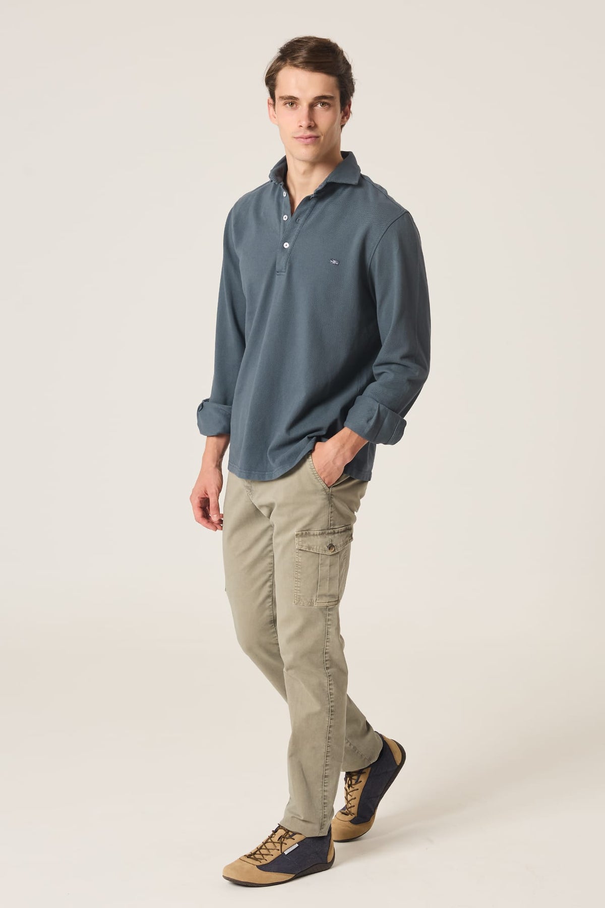The Cotton Polera Gris Sestao-1