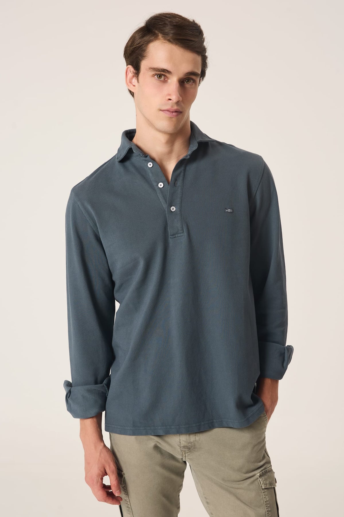 The Cotton Polera Gris Sestao-zoom-2