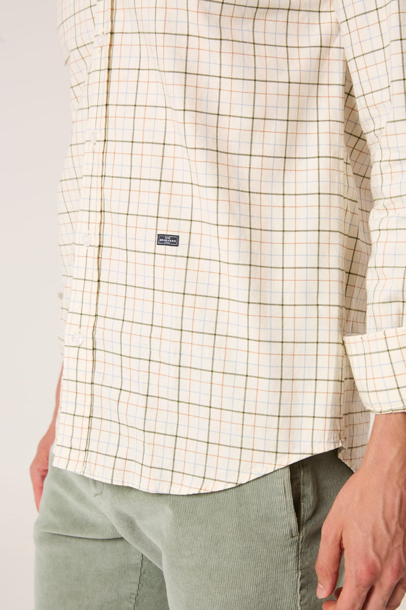 The Sarga Cuadro Verde Ocre Azul Claro-zoom-