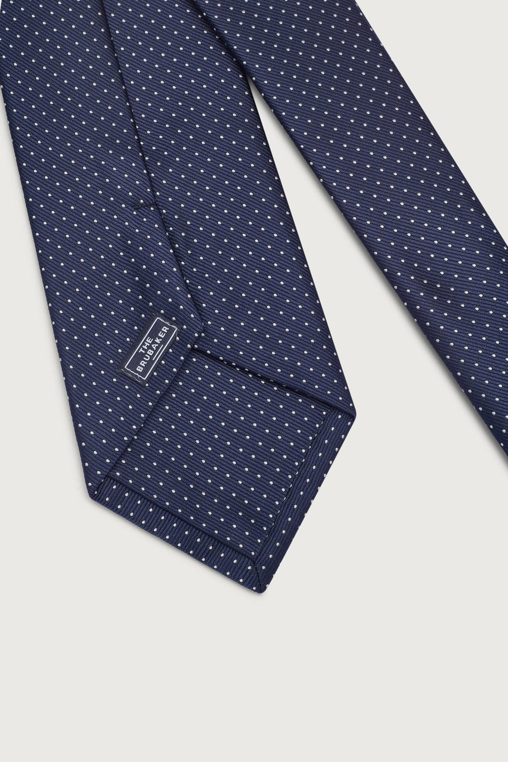 The Special Silk Tie Azul Marino Puntos-zoom-2