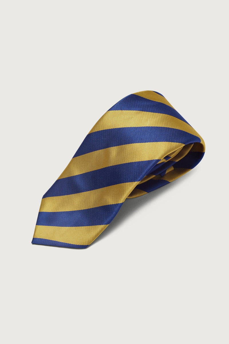 The Special Silk Tie Rayas Amarillo-zoom-