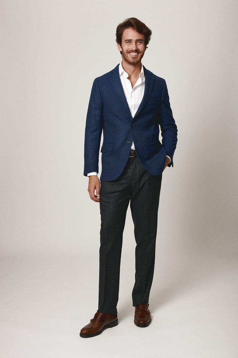 The Blazer Espiga Azul Marino-zoom-