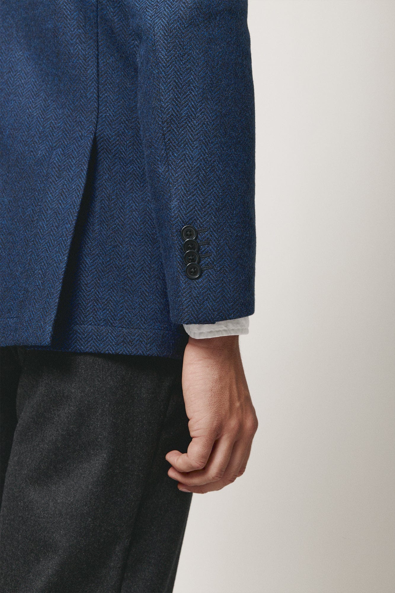 The Blazer Espiga Azul Marino-4