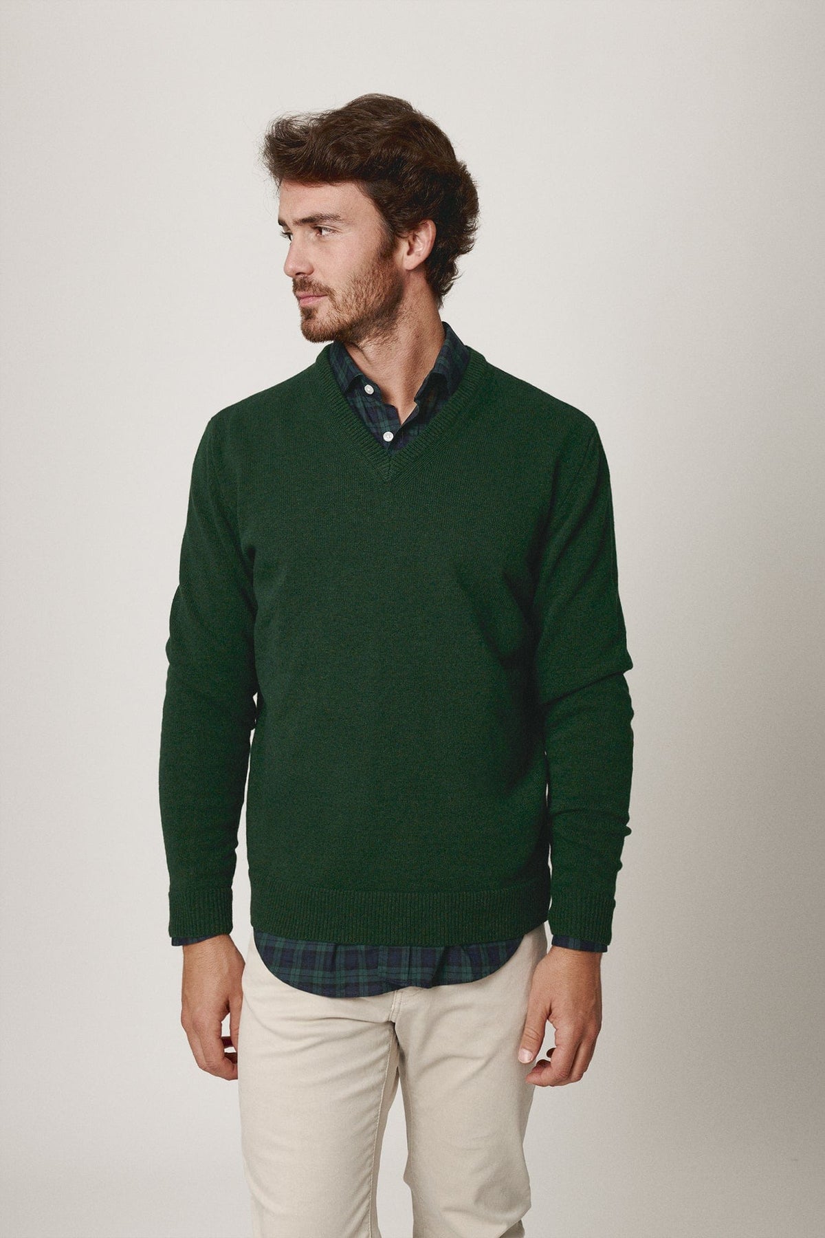 The Lambswool Pico Verde Pino