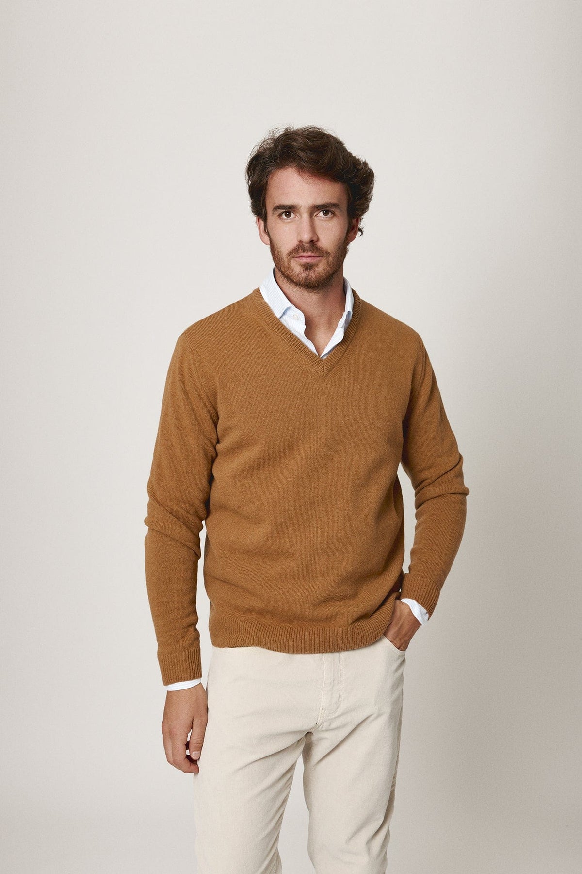 The Lambswool Pico Camel