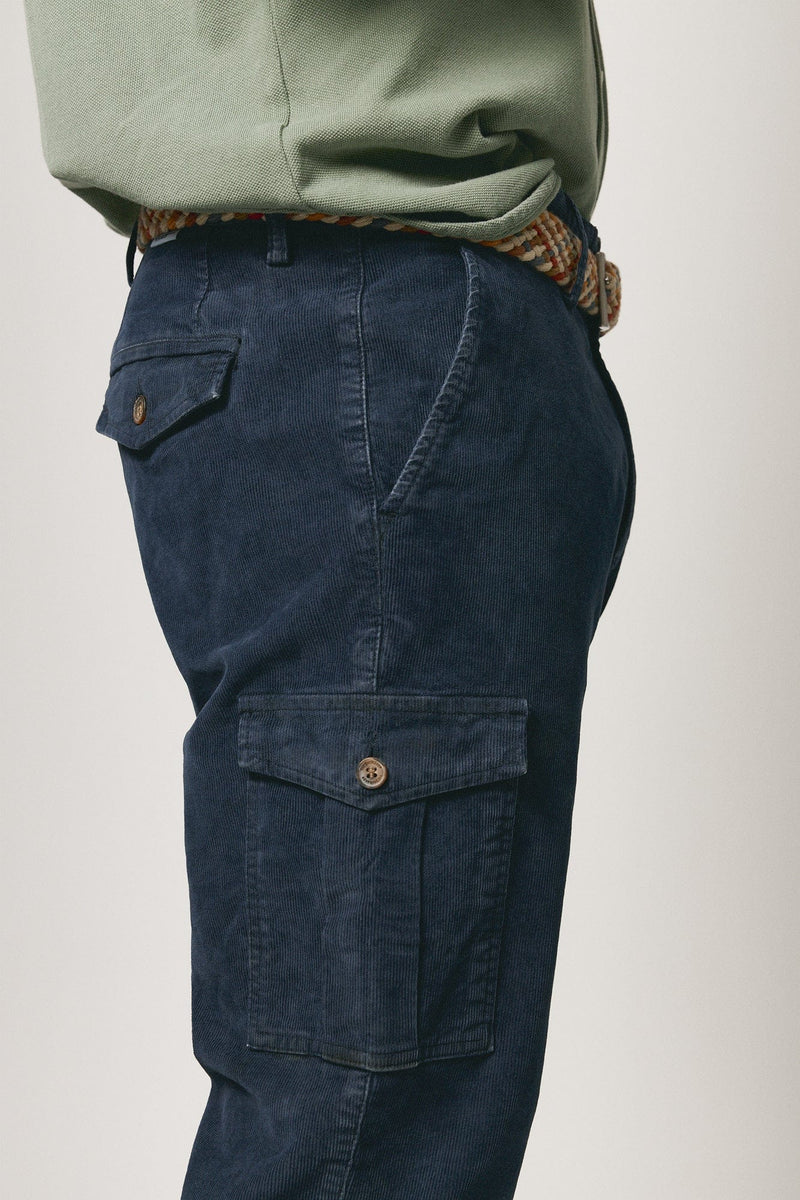 The Chino Micropana Cargo Azul Marino-zoom-