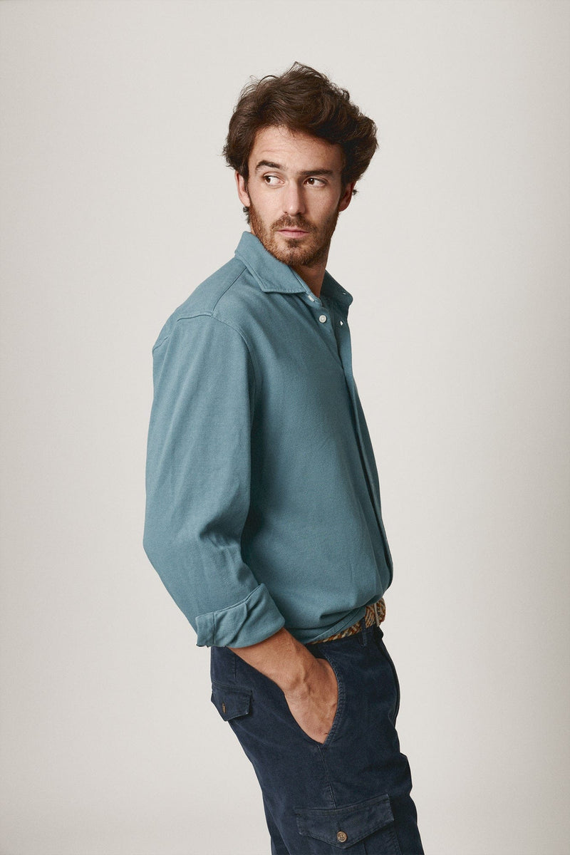 The Cotton Camisa Azul Covas-zoom-