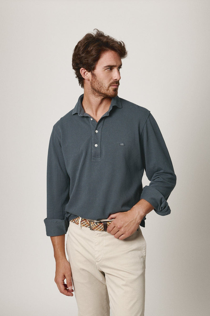The Cotton Polera Gris Marengo-zoom-