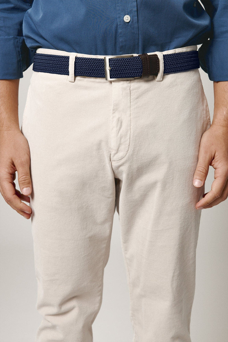 The Belt Trenzado Azul Marino-zoom-